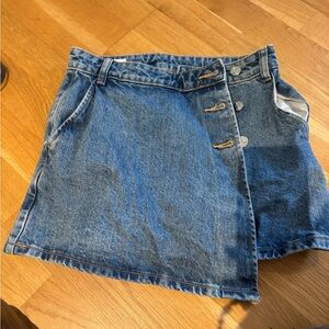 Zara Blue Denim Skort